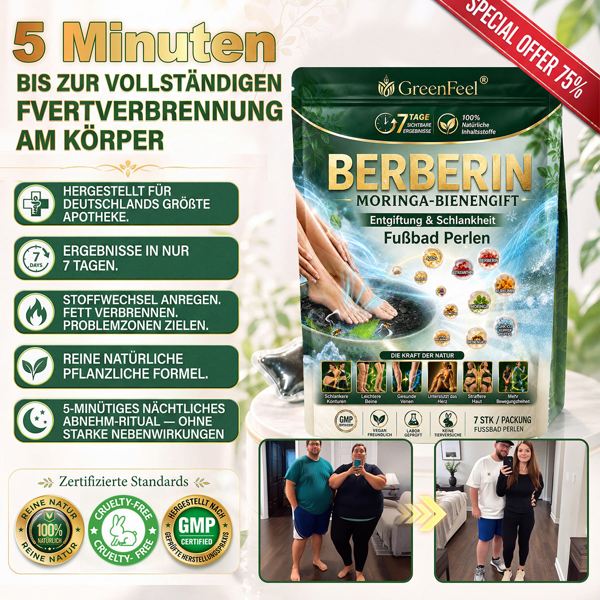 🎁 Herzlichen Glückwunsch! Du hast das 𝑮𝒓𝒆𝒆𝒏𝑭𝒆𝒆𝒍®-Überraschungsangebot mit 80 % Rabatt freigeschaltet. Dies ist ein exklusives Angebot – lass es dir nicht entgehen!